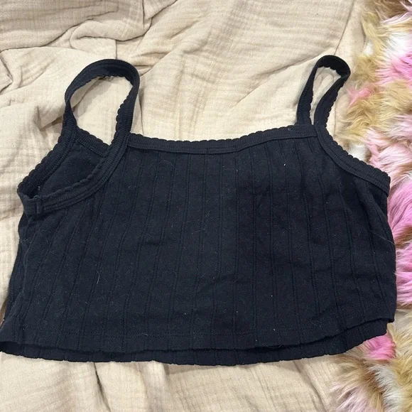 LESET Pointelle crop tank - Picture 3 of 3